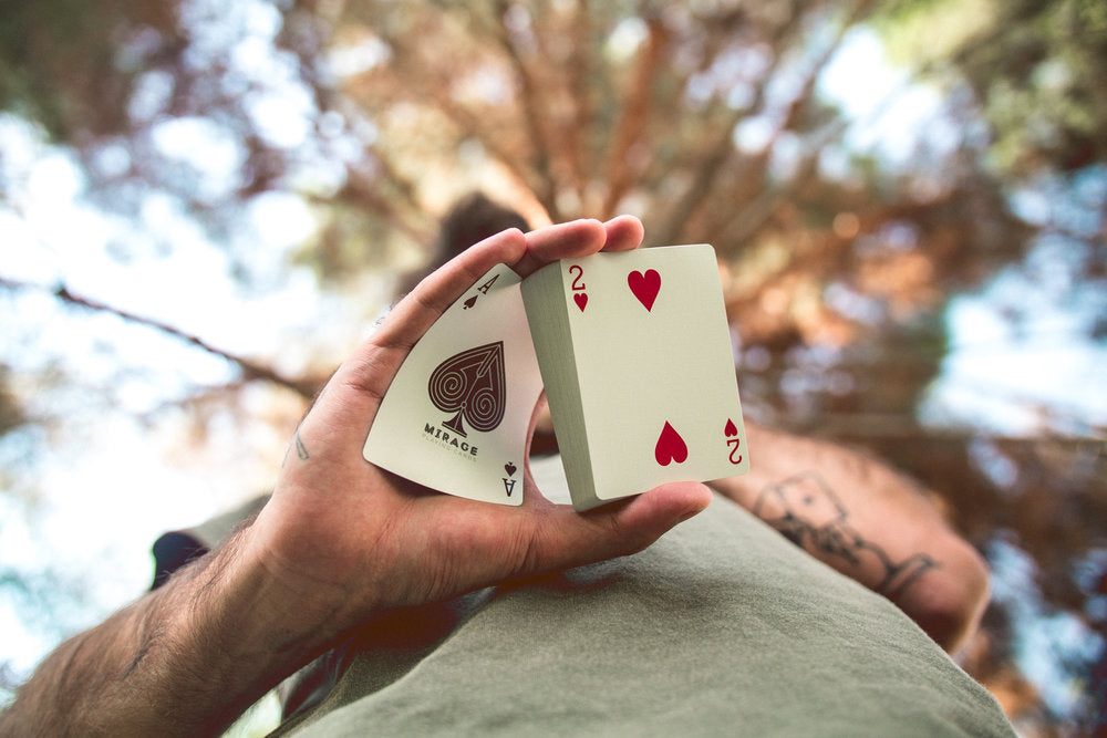 MIRAGE V2 Dawn Edition Playing Cards by Patrick Kun