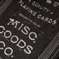 Black Deck of Playing Cards by MISC GOODS