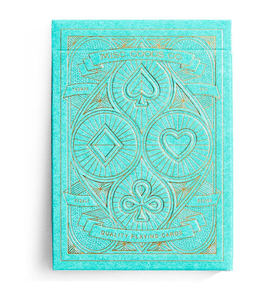 Green Deck of Playing Cards by MISC GOODS