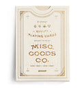 Ivory Deck of Playing Cards by MISC GOODS