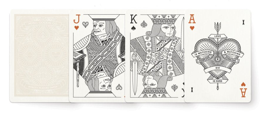 Ivory Deck of Playing Cards by MISC GOODS