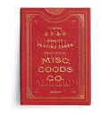 Red Deck of Playing Cards by MISC GOODS