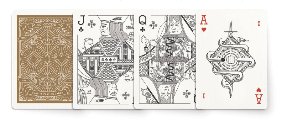 Red Deck of Playing Cards by MISC GOODS