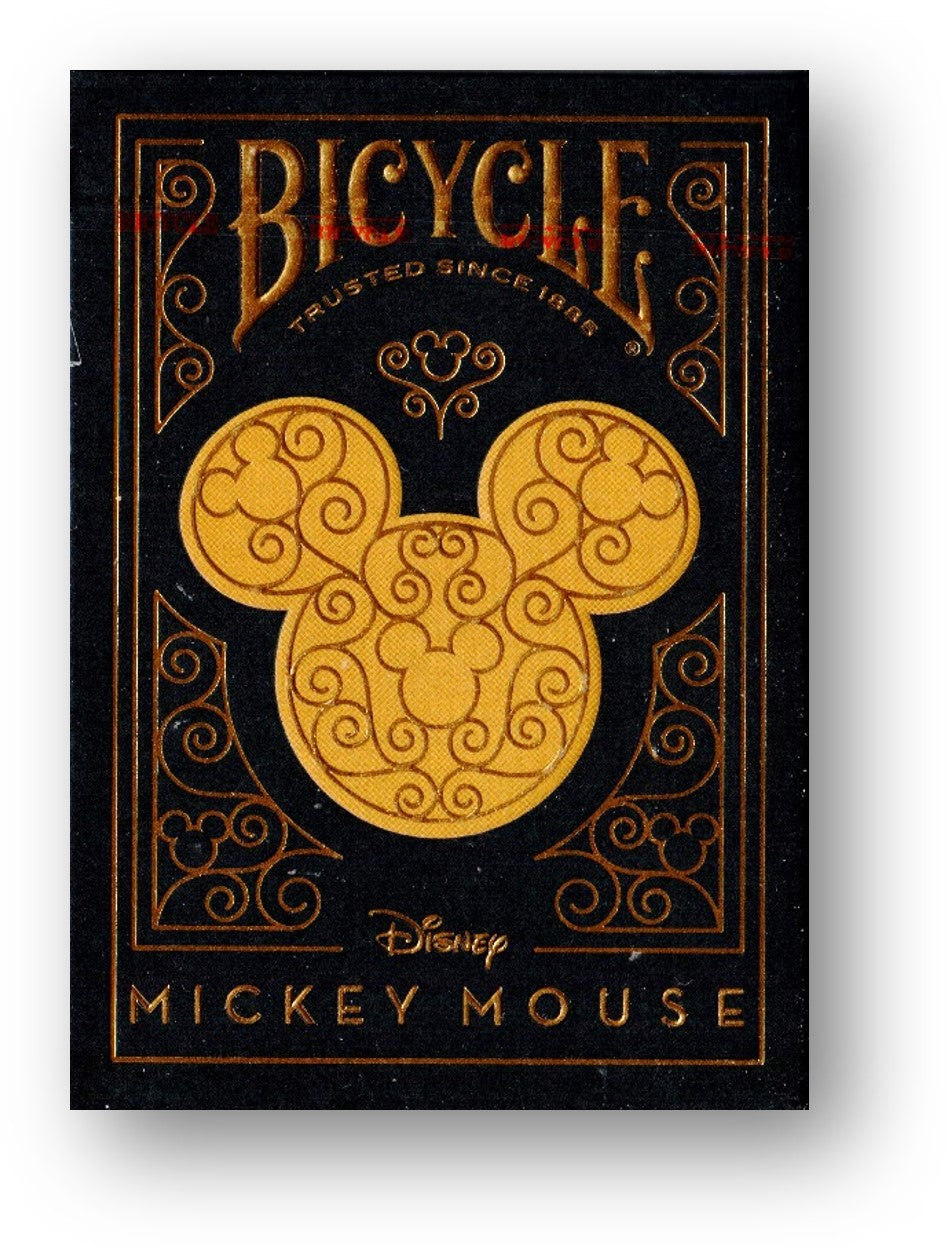 Bicycle Disney Mickey Mouse Black and Gold