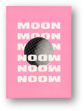 Moon (Pink) Playing Cards