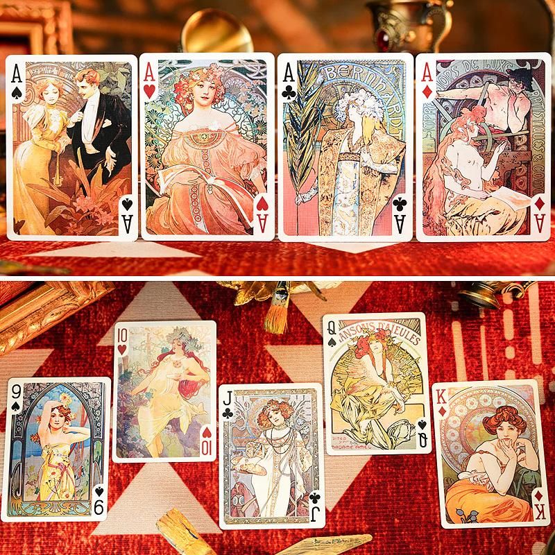 Mucha Playing Cards by 52 MUSÉE - Standard edition