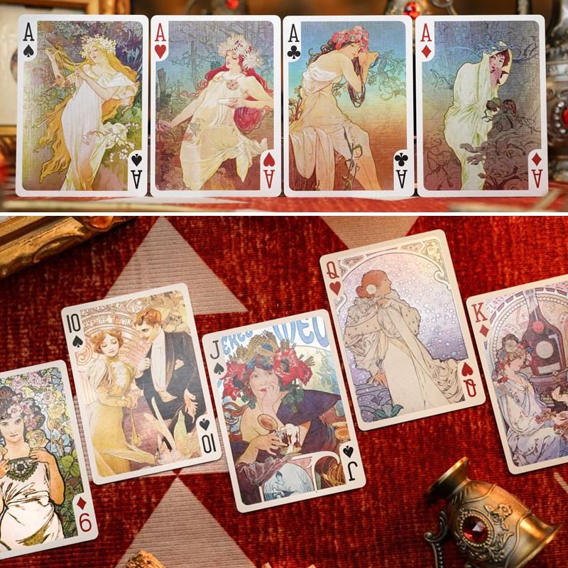 Mucha Playing Cards by 52 MUSÉE - Special Edition