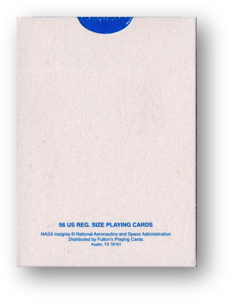 NASA Foil Meatball Logo Playing Cards