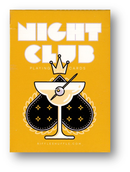 Nightclub Champagne Edition Playing Cards by Riffle Shuffle