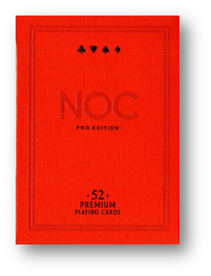 NOC Pro 2021 (Burgundy Red) Playing Cards