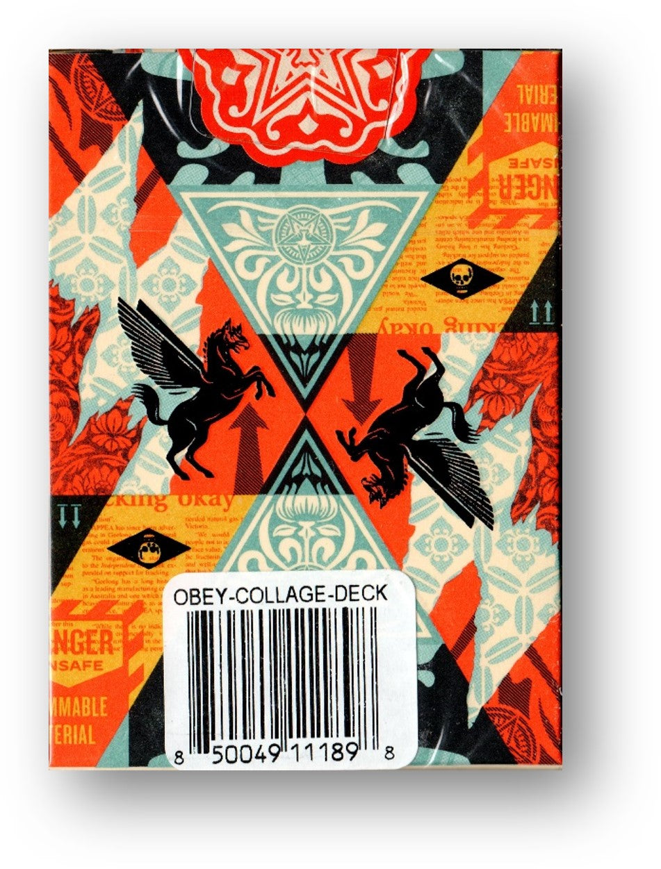 Obey Collage Edition Playing Cards by theory11