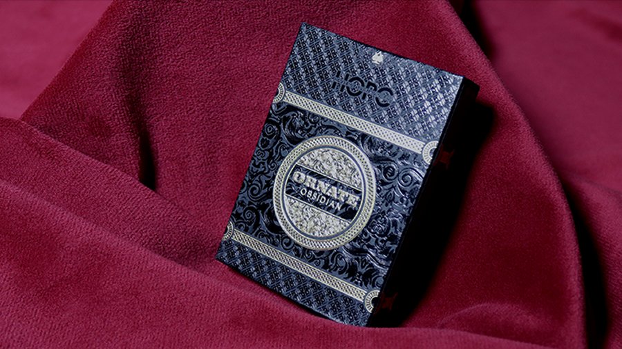 Ornate Obsidian Shadow Playing Cards