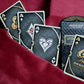 Ornate Obsidian Shadow Playing Cards