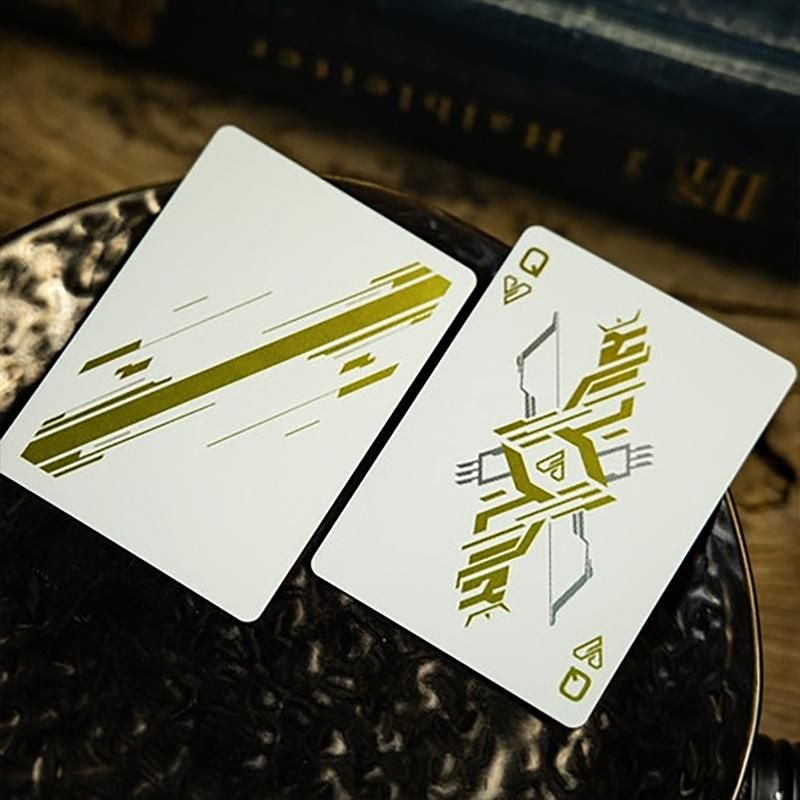 Odyssey Genesys - White and Golden Playing Cards