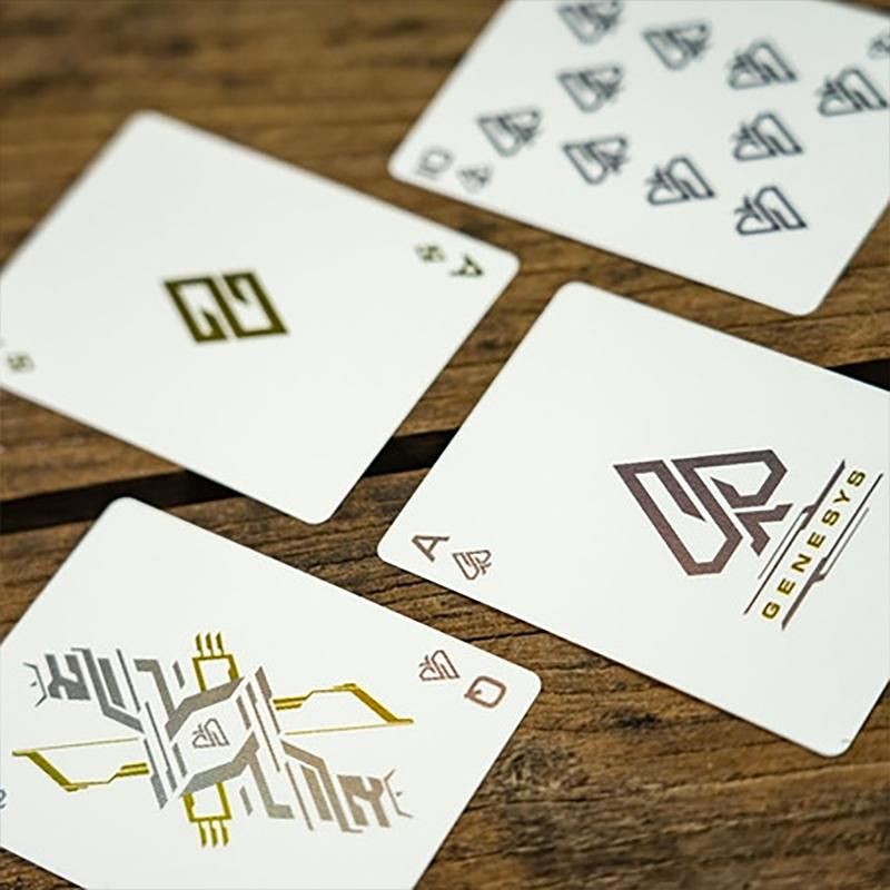 Odyssey Genesys - White and Golden Playing Cards