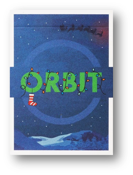 Orbit Christmas Playing Cards