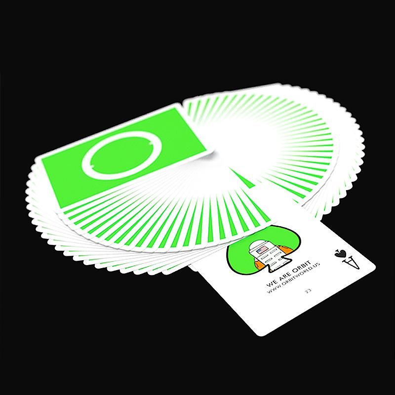 Orbit Chroma Key Playing Cards