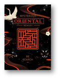 Oriental Memory Black playing Cards