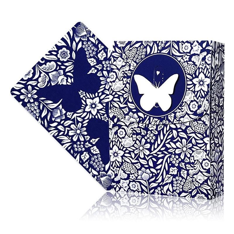 Original 3rd Edition Butterfly Playing Cards with video tutorials - Blue (marked)