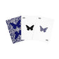 Original 3rd Edition Butterfly Playing Cards with video tutorials - Blue (marked)