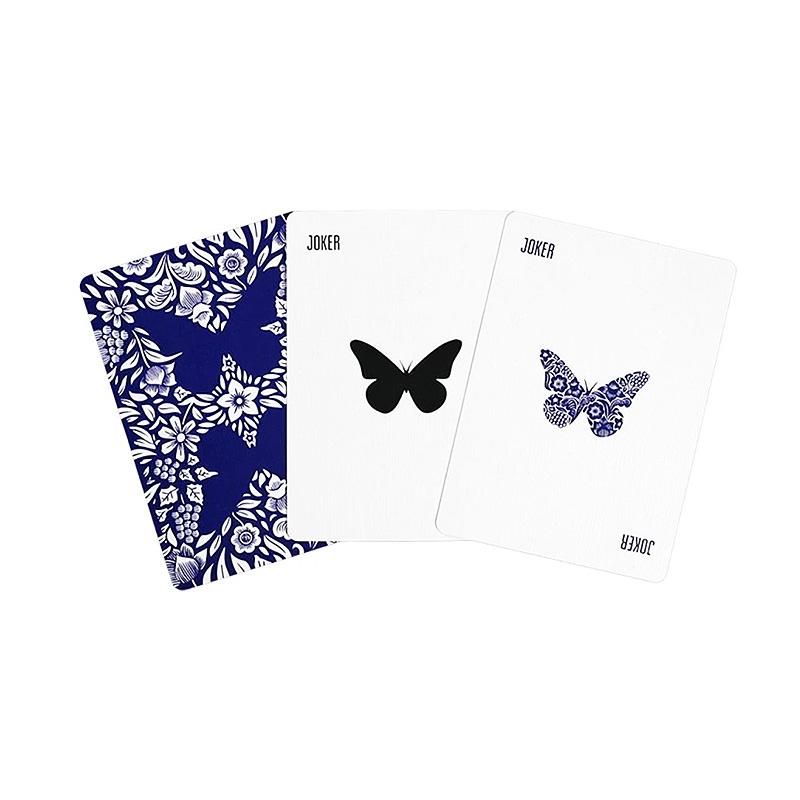 Original 3rd Edition Butterfly Playing Cards with video tutorials - Blue (marked)