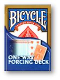 Bicycle One Way Forcing Deck BLAU