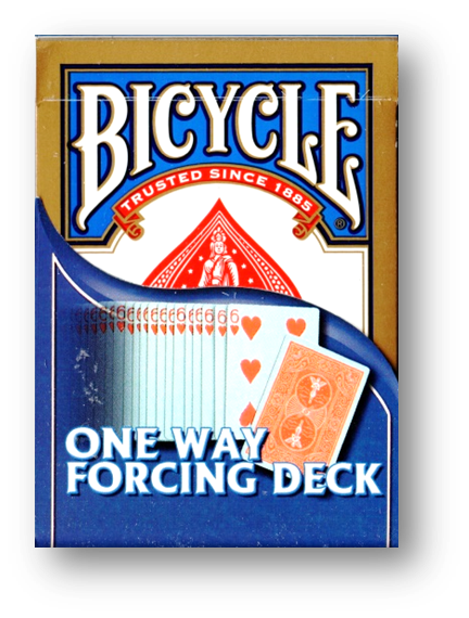 Bicycle One Way Forcing Deck BLAU