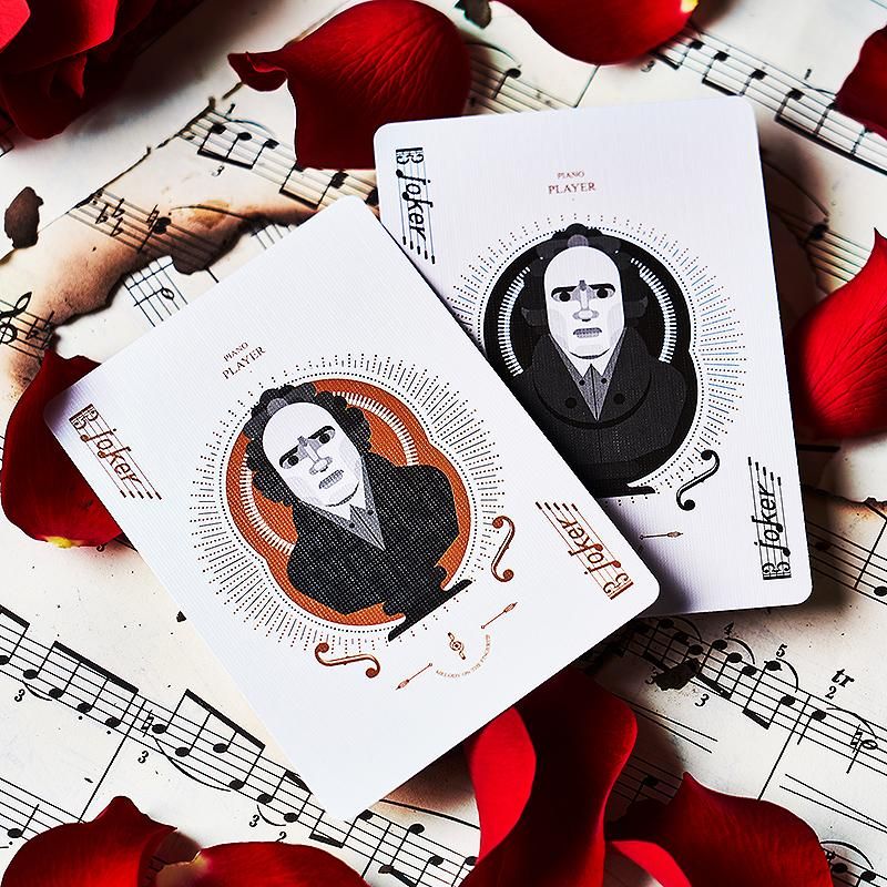 Piano Players 2-Keys Edition Playing Cards