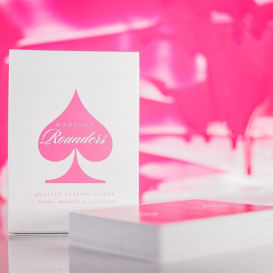 Pink Madison Rounders Playing Cards