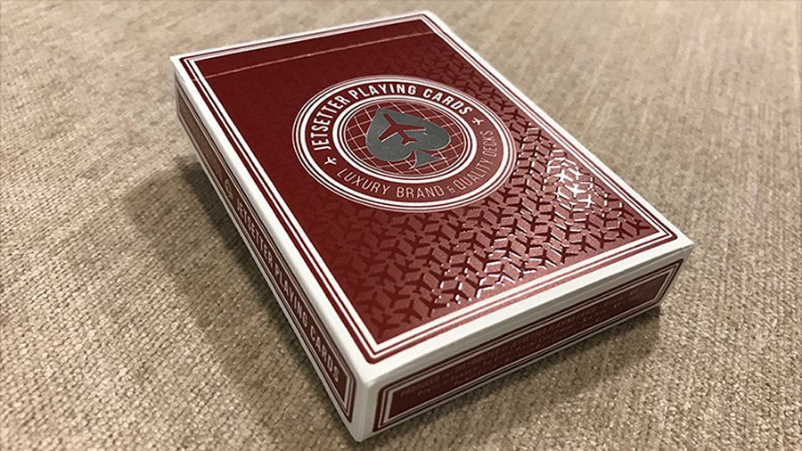 Premier Edition in Restricted Red by Jetsetter Playing Cards