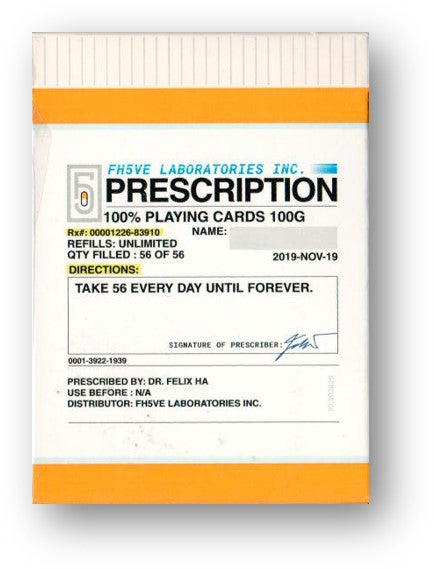 PRESCRIPTION Playing Cards
