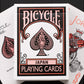 Bicycle Black Orange Playing Cards JAPAN