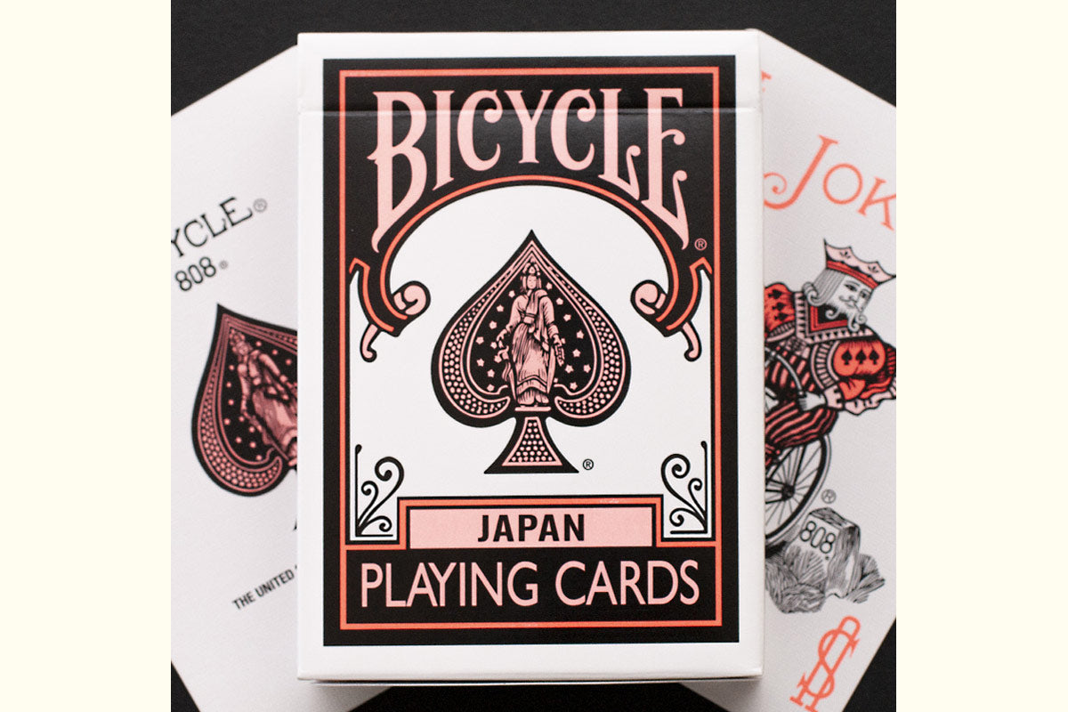 Bicycle Black Orange Playing Cards JAPAN