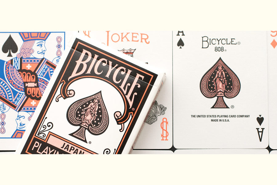 Bicycle Black Orange Playing Cards JAPAN