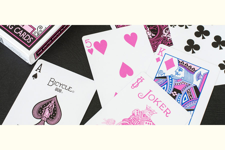 Bicycle Black Pink Playing Cards JAPAN