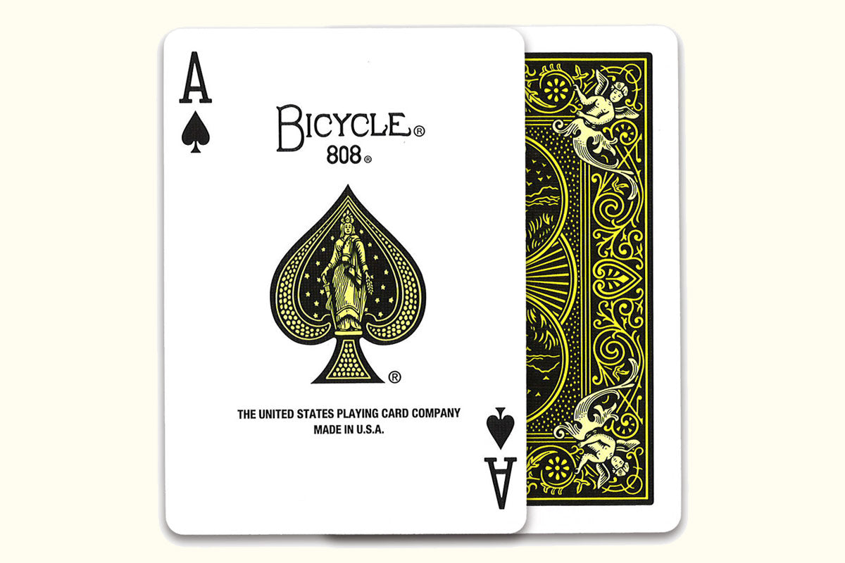 Bicycle Black Yellow Playing Cards JAPAN