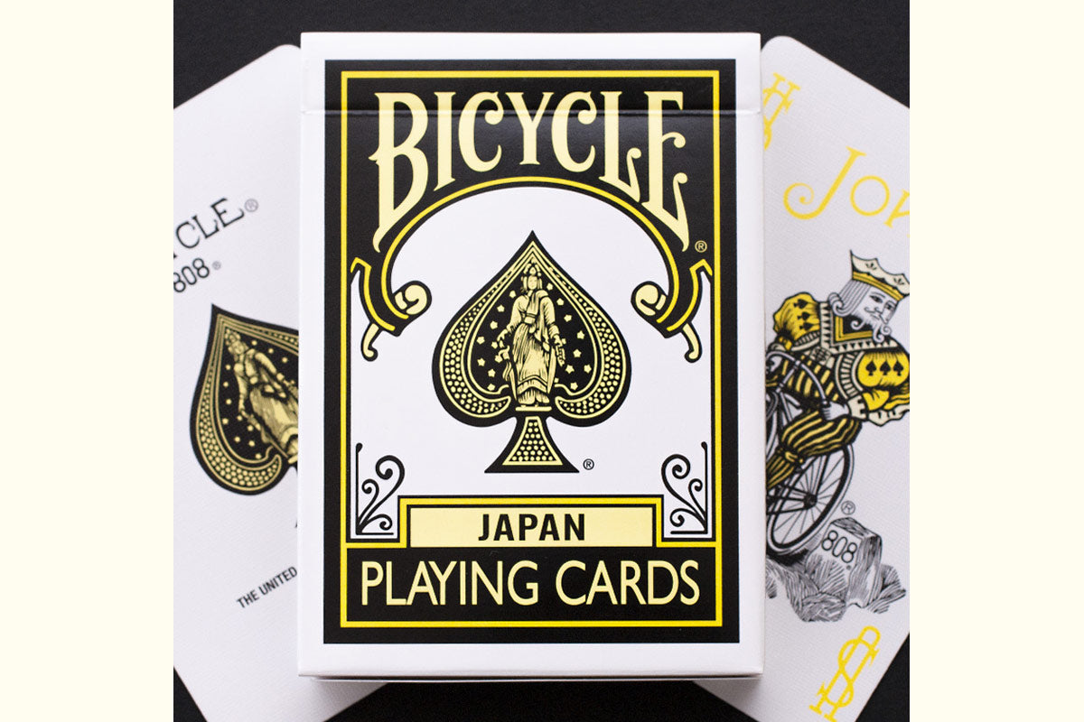 Bicycle Black Yellow Playing Cards JAPAN