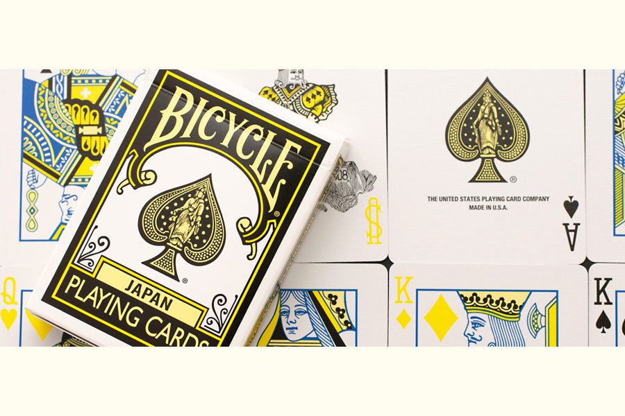 Bicycle Black Yellow Playing Cards JAPAN