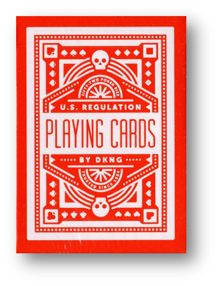 DKNG Red Wheel Playing Cards by Art of Play