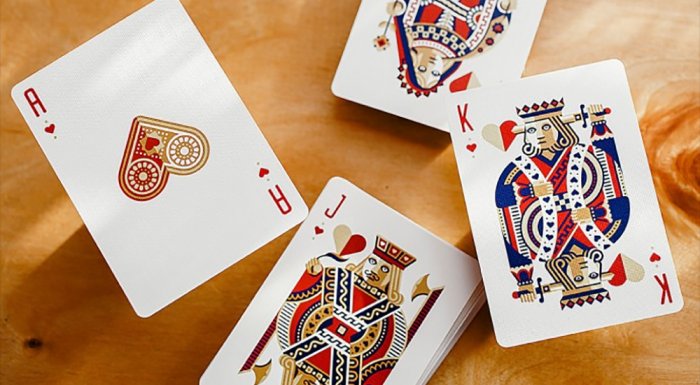 DKNG Red Wheel Playing Cards by Art of Play