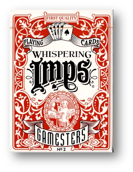 Gamesters Playing Cards Red
