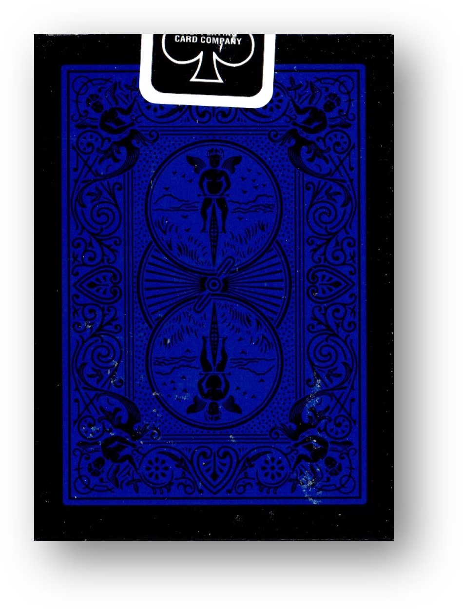 Bicycle - Reverse (Blue & Black) – Spielkartenshop.com