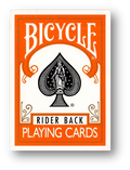 Bicycle Orange Rider Back Poker Spielkarten Deck