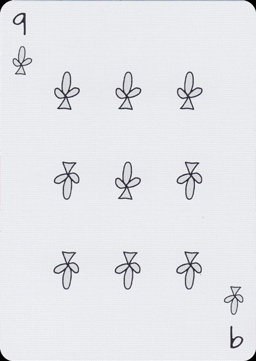 Red Stripe Poker Deck