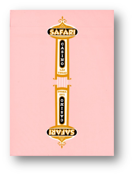 Safari Casino Pink Playing Cards by Gemini