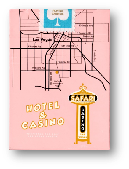 Safari Casino Pink Playing Cards by Gemini
