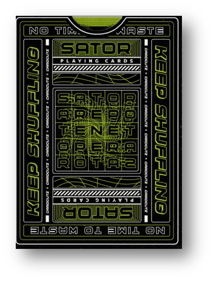 SATOR Playing Cards by CardCutz