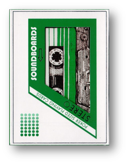 Soundboards V4 Green Edition Playing Cards by Riffle Shuffle