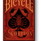 Bicycle Scorpion (Red) Playing Cards