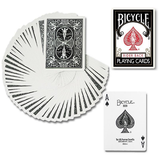 Bicycle Black Rider Back Deck